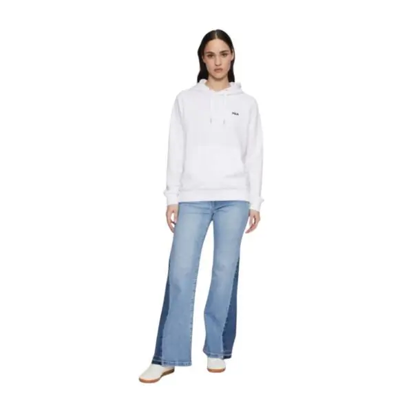 Fila - Γυναικεία Μπλούζα Με Κουκούλα Lierna FAW1054-10001 Λευκό FAW1054-10001