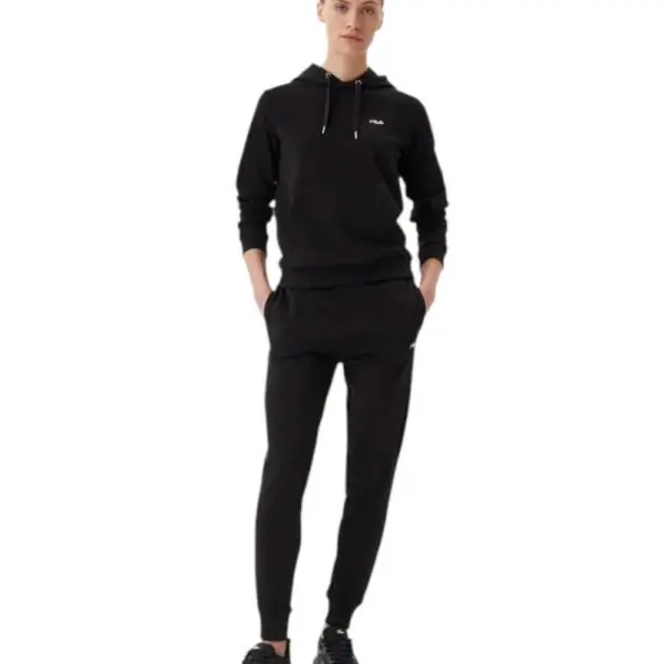 Fila - Γυναικεία Μπλούζα Με Κουκούλα Lierna FAW1054-80010 Μαύρο FAW1054-80010