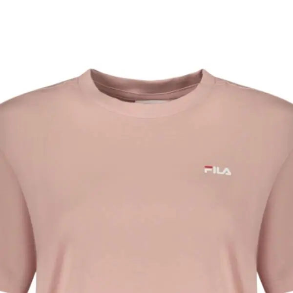 Fila - Γυναικείο Αθλητικό Κοντομάνικο T-shirt Lignano FAW1053-40029 Ροζ FAW1053-40029