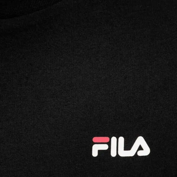 Fila - Γυναικείο Αθλητικό Κοντομάνικο T-shirt Lignano FAW1053-80010 Μαύρο FAW1053-80010