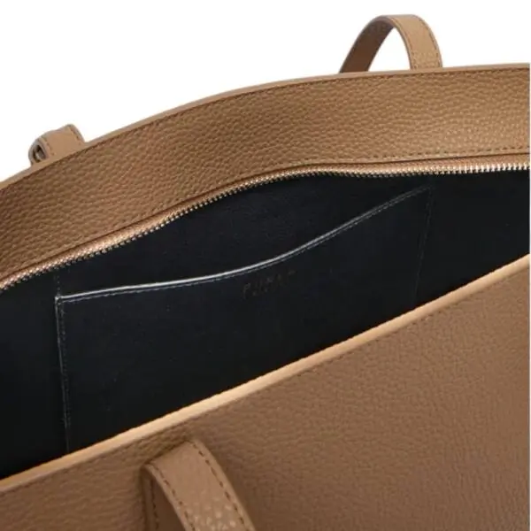 Furla - Γυναικεία Δερμάτινη Τσάντα Ώμου Ava M WB02069-BX4329-4619S Καφέ WB02069-BX4329-4619S