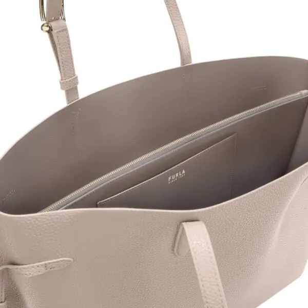 Furla - Γυναικεία Δερμάτινη Τσάντα Ώμου Ava Tote L WB02001-BX4329-4621S Μπεζ WB02001-BX4329-4621S