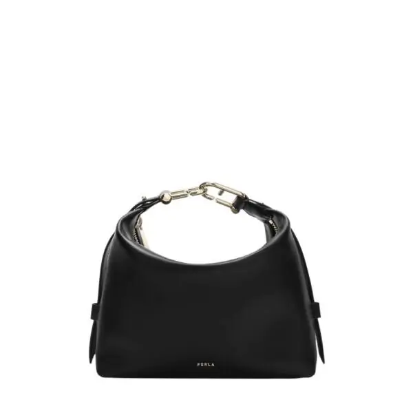Furla - Γυναικεία Δερμάτινη Τσάντα Ώμου Tonie M WB01964-A0023-O6000 Μαύρο