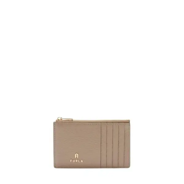 Furla - Γυναικείο Δερμάτινο Πορτοφόλι Camelia Card Case M WP00310-ARE000-1257S Μπεζ