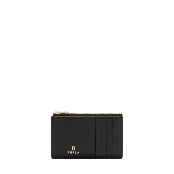 Furla - Γυναικείο Δερμάτινο Πορτοφόλι Camelia Card Case M WP00310-ARE000-O6000 Μαύρο