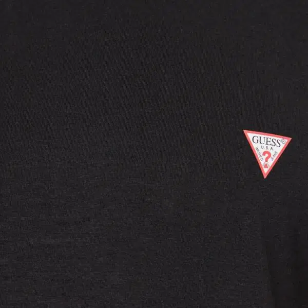 Guess - Ανδρικό T-shirt Cn Ss Core Tee Slim Fit M2YI36I3Z14-JBLK Μαύρο M2YI36I3Z14-JBLK