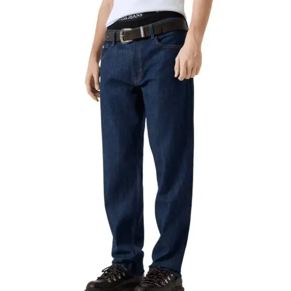 Guess - Ανδρικό Παντελόνι Τζιν G16 Straight M6RA1BD002G-GDRK Μπλε Σκούρο