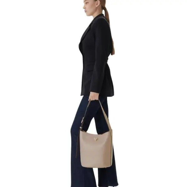 Guess - Γυναικεία Τσάντα Ώμου/Χειρός Meridian II HWBG6974040-DRT Μπεζ HWBG6974040-DRT