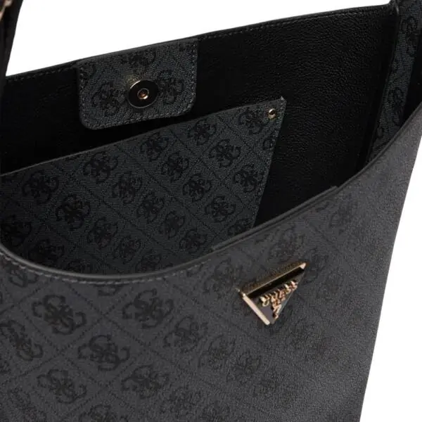 Guess - Γυναικεία Τσάντα Ώμου/Χειρός Meridian II HWSG6974040-CLO Ανθρακί HWSG6974040-CLO