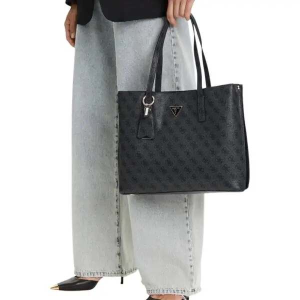 Guess - Γυναικεία Τσάντα Ώμου/Χειρός Meridian II HWSG6974230-CLO Ανθρακί HWSG6974230-CLO