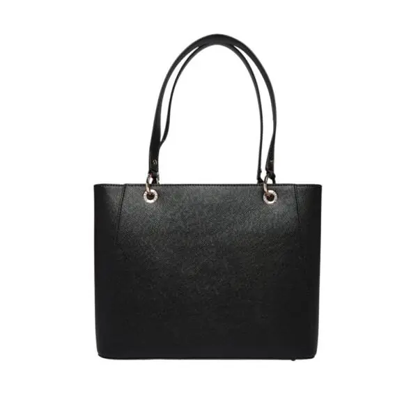 Guess - Γυναικεία Τσάντα Ώμου/Χειρός Noelle II HWZG9672250-BLA Μαύρο HWZG9672250-BLA