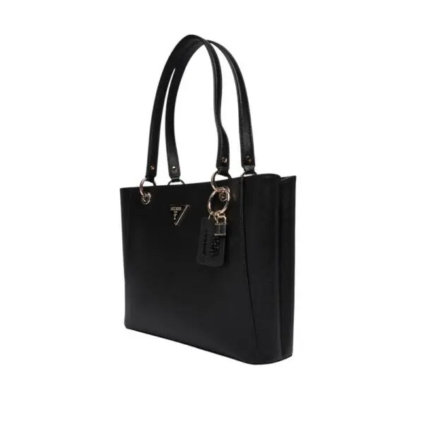 Guess - Γυναικεία Τσάντα Ώμου/Χειρός Noelle II HWZG9672250-BLA Μαύρο HWZG9672250-BLA