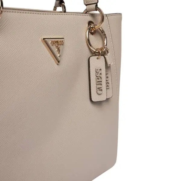 Guess - Γυναικεία Τσάντα Ώμου/Χειρός Noelle II HWZG9672250-TAU Μπεζ HWZG9672250-TAU