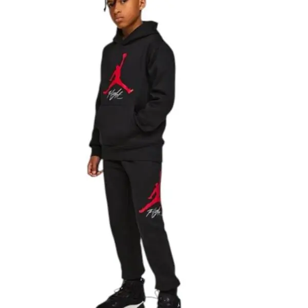 Jordan - Αθλητικό Παιδικό Παντελόνι Φόρμας Jumpan Baseline Flight 95D289-023 Μαύρο 95D289-023