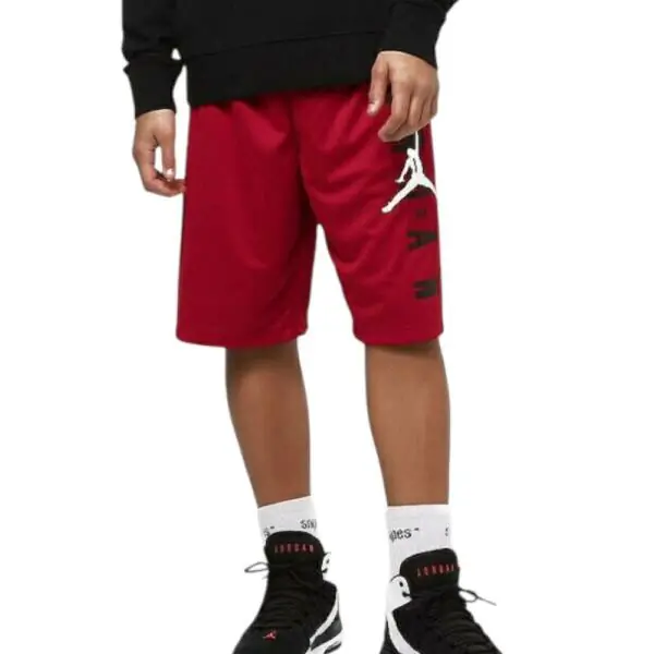 Jordan - Αθλητικό Παιδικό Σορτς/Βερμούδα Dri-Fit Vertical Mesh 957176-R78 Κόκκινο 957176-R78