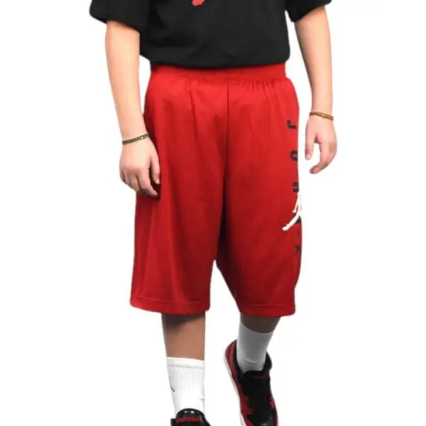Jordan - Αθλητικό Παιδικό Σορτς/Βερμούδα Dri-Fit Vertical Mesh 957176-R78 Κόκκινο 957176-R78