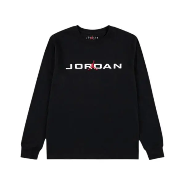 Jordan - Παιδική Μακρυμάνικη Μπλούζα Baseline 95D668-023 Μαύρο