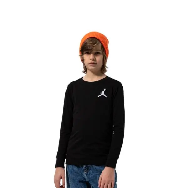 Jordan - Παιδική Μακρυμάνικη Μπλούζα Jdb Jumpman Air 95A903-023 Μαύρο