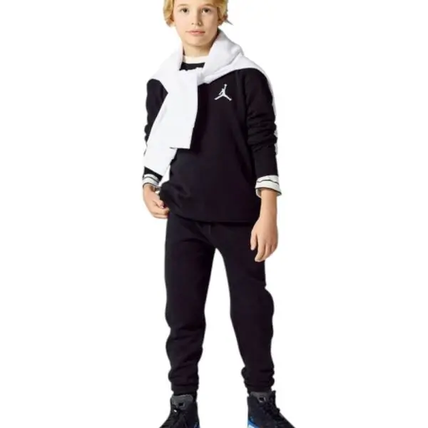 Jordan - Παιδική Μπλούζα Jdb Mj Essentials Ft Crew 95C578-023 Μαύρο 95C578-023