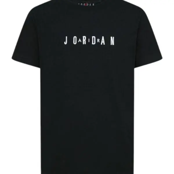 Jordan - Παιδική Μπλούζα T-Shirt Jdb Mj Wordmark 95D634-023 Μαύρο 95D634-023