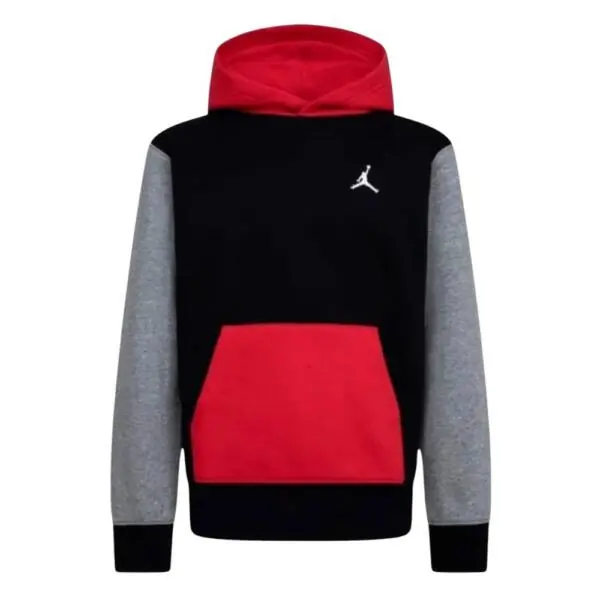 Jordan - Παιδική Μπλούζα Με Κουκούλα Brooklyn 95D392-KR5 Μαύρο