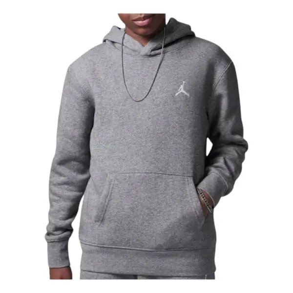 Jordan - Παιδική Μπλούζα Με Κουκούλα Brooklyn 95D392-GEH Γκρι