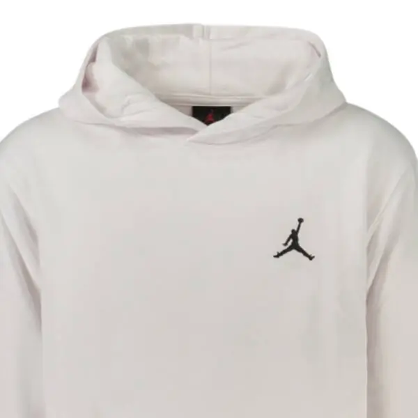 Jordan - Παιδική Μπλούζα Με Κουκούλα Brooklyn 95D392-001 Λευκό 95D392-001