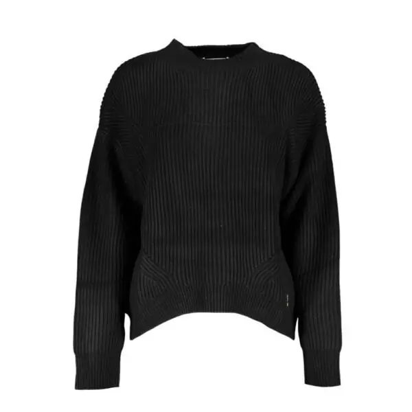 Patrizia Pepe - Γυναικείο Πουλόβερ Ribbed sweater 2K0214-K9O3A-K103 Μαύρο 2K0214-K9O3A-K103