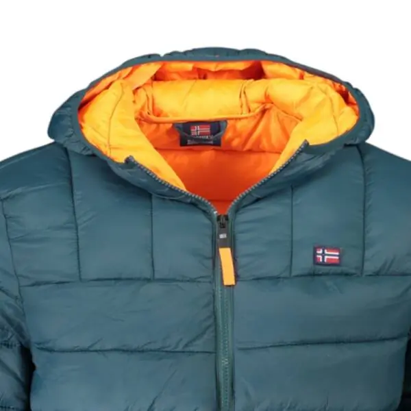 Scuola Nautica Italiana - Ανδρικό Χειμωνιάτικο Μπουφάν Puffer 849150-FOREST Πετρόλ 849150-FOREST