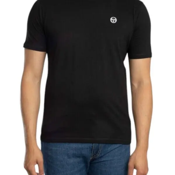Sergio Tacchini - Ανδρικό T-shirt Regular Fit 103-10007-0002 Μαύρο
