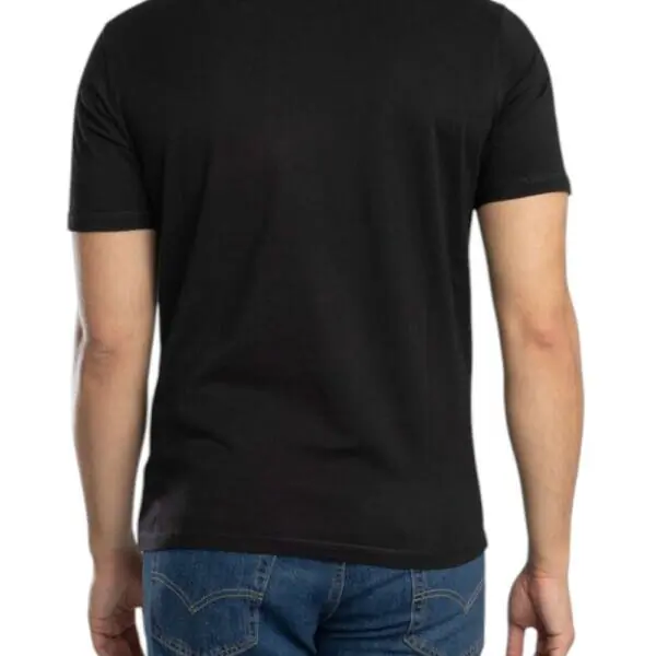 Sergio Tacchini - Ανδρικό T-shirt Regular Fit 103-10007-0002 Μαύρο 103-10007-0002