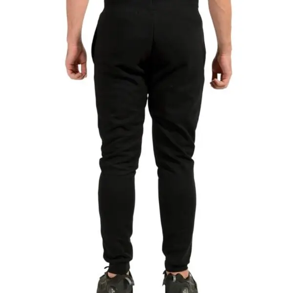 Sergio Tacchini - Ανδρικό Παντελόνι Φόρμας Iconic Cuffed Regular Fit 103-10009-0002 Μαύρο 103-10009-0002