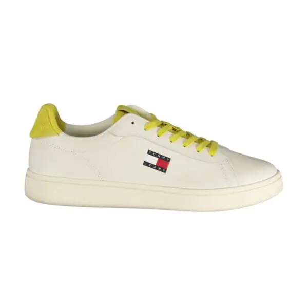 Tommy Hilfiger - Ανδρικά Sneakers Th Archive '98 EM0EM01596-0K4 Λευκό/Κίτρινο