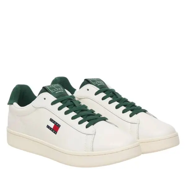 Tommy Hilfiger - Ανδρικά Sneakers Th Archive '98 EM0EM01596-0K5 Λευκό EM0EM01596-0K5