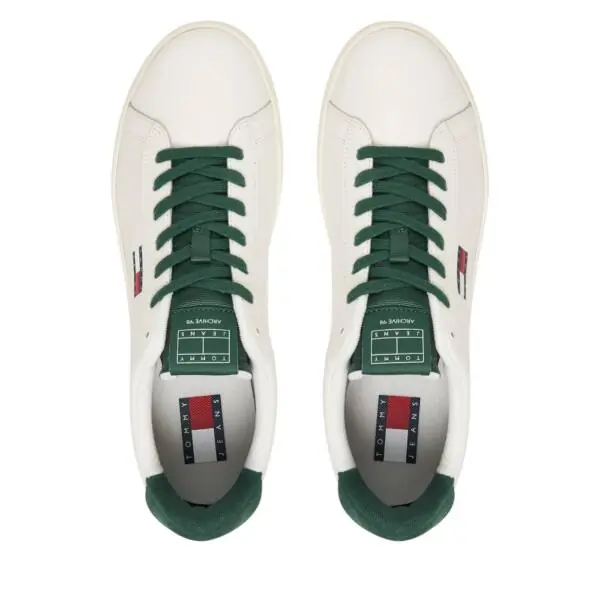 Tommy Hilfiger - Ανδρικά Sneakers Th Archive '98 EM0EM01596-0K5 Λευκό EM0EM01596-0K5