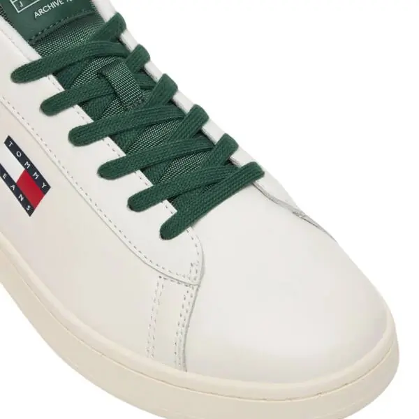 Tommy Hilfiger - Ανδρικά Sneakers Th Archive '98 EM0EM01596-0K5 Λευκό EM0EM01596-0K5