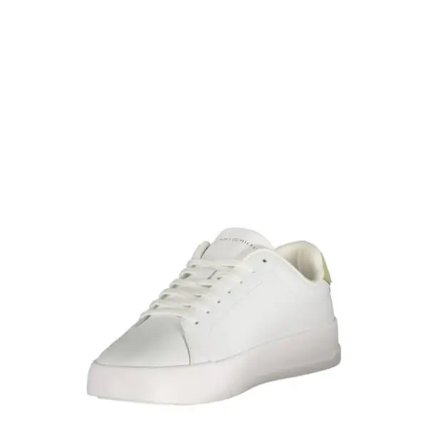 Tommy Hilfiger - Ανδρικά Sneakers Th Court Lth Detail Ess FM0FM05367-02X Εκρού FM0FM05367-02X