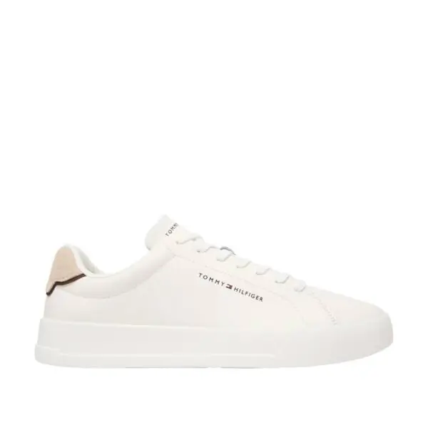 Tommy Hilfiger - Ανδρικά Sneakers Th Court Lth Detail Ess FM0FM05367-0LE Λευκό