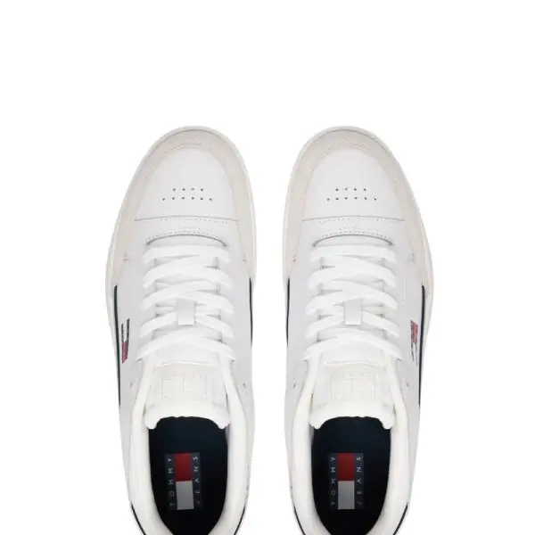 Tommy Hilfiger - Ανδρικά Sneakers Tjm Cupsole Leather EM0EM01660-YBS Λευκό EM0EM01660-YBS