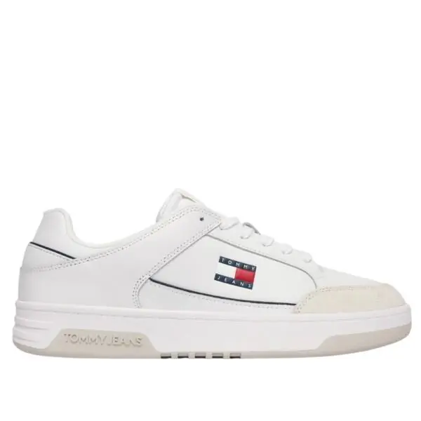 Tommy Hilfiger - Ανδρικά Sneakers Tjm Cupsole Leather EM0EM01660-YBS Λευκό