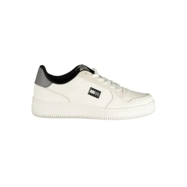 Tommy Hilfiger - Ανδρικά Sneakers Tjm Retro Basket EM0EM01681-0K6 Λευκό/Γκρι