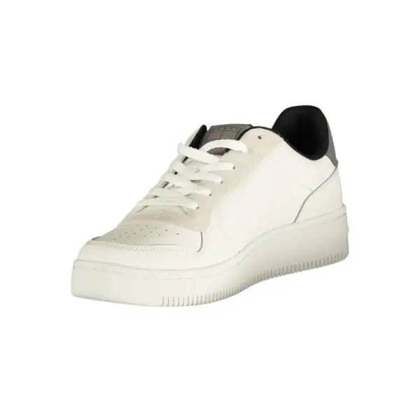 Tommy Hilfiger - Ανδρικά Sneakers Tjm Retro Basket EM0EM01681-0K6 Λευκό/Γκρι EM0EM01681-0K6
