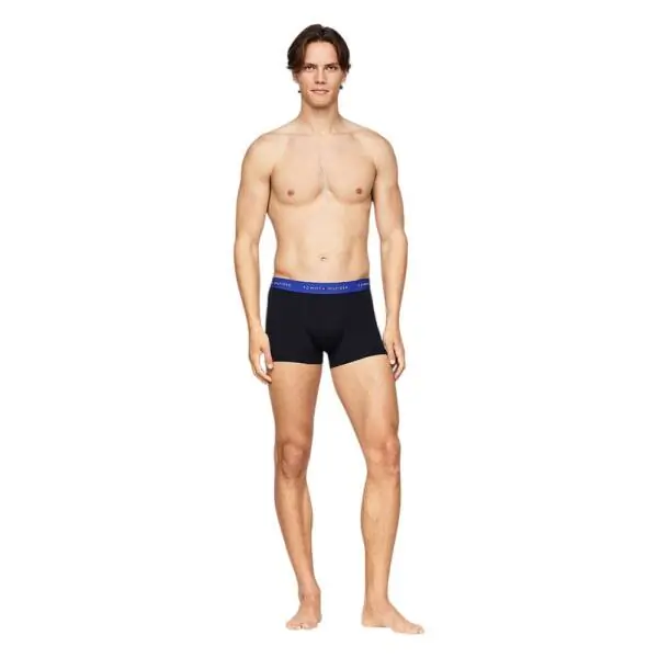 Tommy Hilfiger - Ανδρικά Μποξεράκια 3Pack Wb Trunk UM0UM02763-0K5 Μαύρο UM0UM02763-0K5