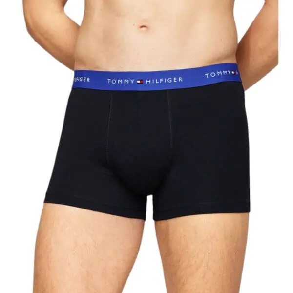Tommy Hilfiger - Ανδρικά Μποξεράκια 3Pack Wb Trunk UM0UM02763-0K5 Μαύρο UM0UM02763-0K5