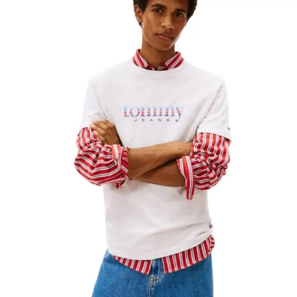 Tommy Hilfiger - Ανδρικό T-Shirt Entry Dna Slim Fit DM0DM22333-P08 Γκρι