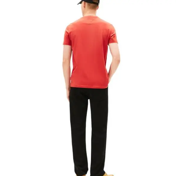 Tommy Hilfiger - Ανδρικό T-shirt Linear Chest Slim Fit DM0DM21780-XL0 Κόκκινο DM0DM21780-XL0