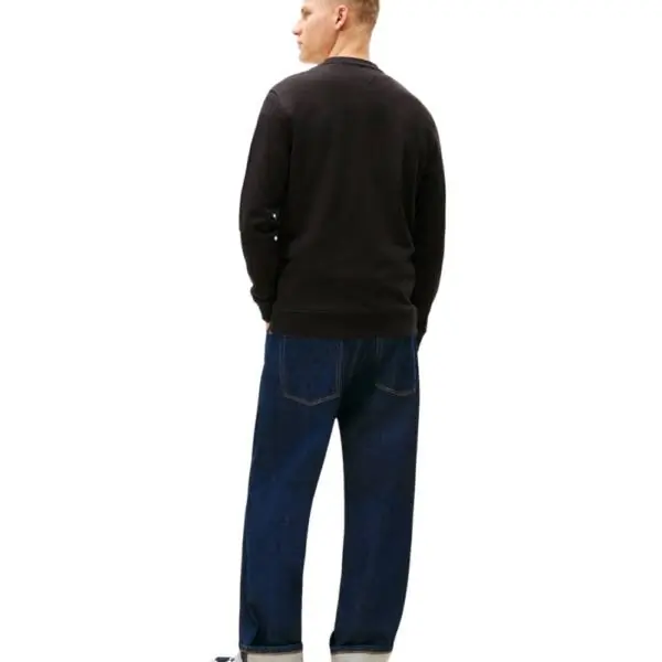 Tommy Hilfiger - Ανδρικό Φούτερ Big Flag Regular Fit DM0DM22643-BDS Μαύρο DM0DM22643-BDS