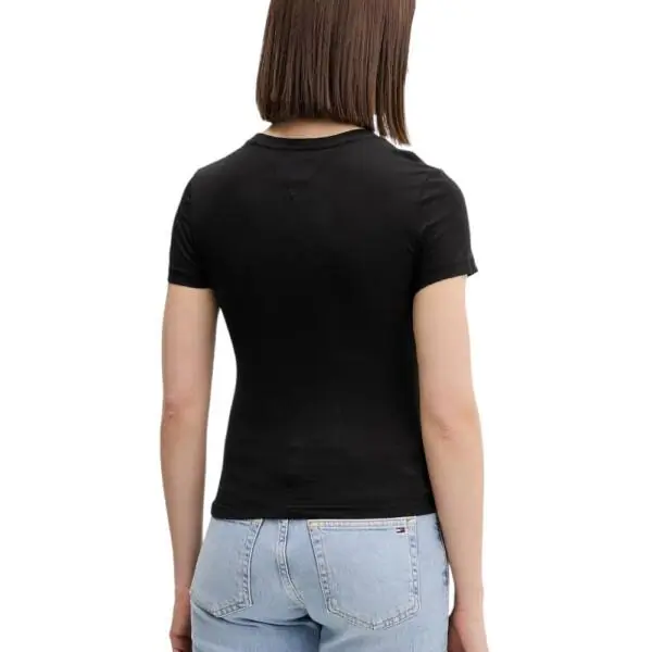 Tommy Hilfiger - Γυναικείο T-shirt Essential Regular Fit DW0DW21841-BDS Μαύρο DW0DW21841-BDS