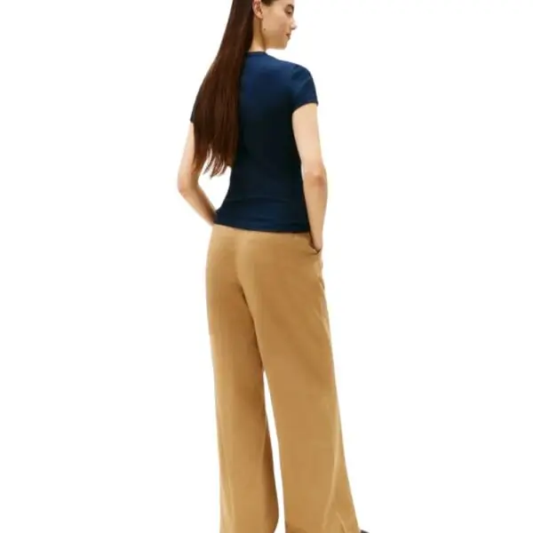 Tommy Hilfiger - Γυναικείο T-shirt Essential Slim Fit DW0DW21838-C1G Μπλε Σκούρο DW0DW21838-C1G