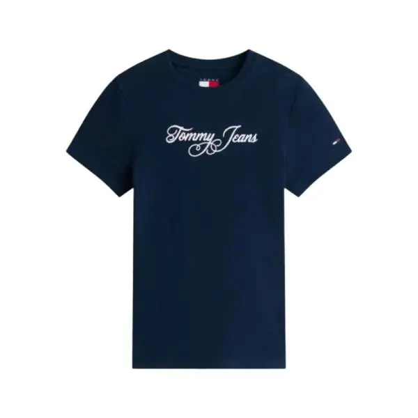 Tommy Hilfiger - Γυναικείο T-shirt Essential Slim Fit DW0DW21838-C1G Μπλε Σκούρο DW0DW21838-C1G